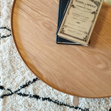 Le décor de Jules - Conseil en aménagement & décoration intérieure - Décoratrice et architecte d'intérieur Lille La madeleine Saint-andré-lez-lille Lambersart Bondues Marcq en baroeul - Un salon bibliothèque dans un sous-sol