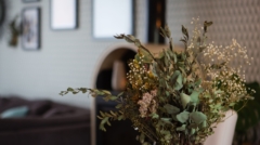 Le décor de Jules - Conseil en aménagement & décoration intérieure - Décoratrice et architecte d'intérieur Lille La madeleine Saint-andré-lez-lille Lambersart Bondues Marcq en baroeul - Réalisations - Décoration scandinave fleurs séchées