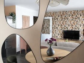 Le décor de Jules - Conseil en aménagement & décoration intérieure - Décoratrice d'intérieur et architecte d'intérieur Lille La madeleine Saint-andré-lez-lille Lambersart Bondues Marcq en baroeul Villeneuve d'Ascq - Mouvaux - Décoration colorée dans une pièce de vie