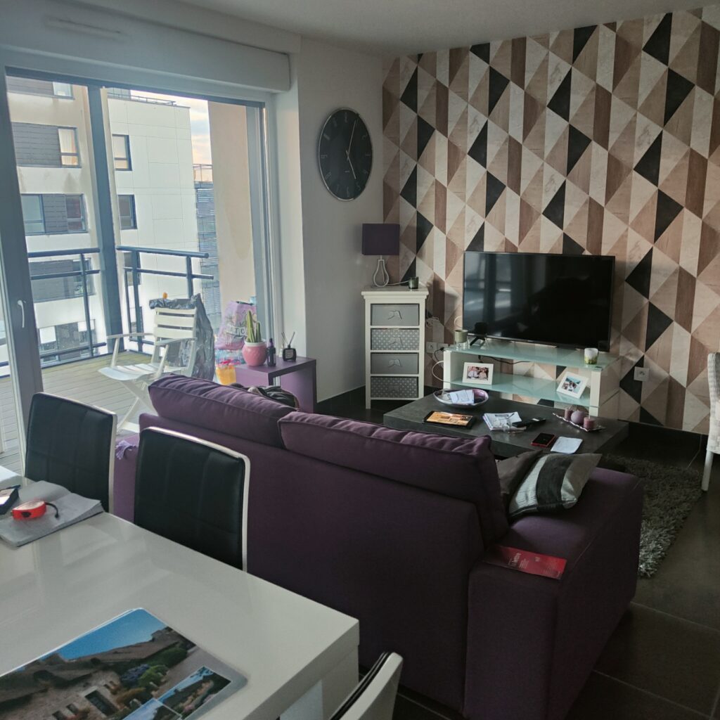 Le décor de Jules - Conseil en aménagement & décoration intérieure - Décoratrice d'intérieur et architecte d'intérieur Lille La madeleine Saint-andré-lez-lille Lambersart Bondues Marcq en baroeul Villeneuve d'Ascq - Mouvaux - Décoration colorée dans une pièce de vie