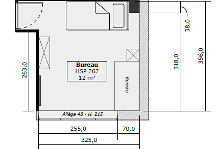 plan avant bureau